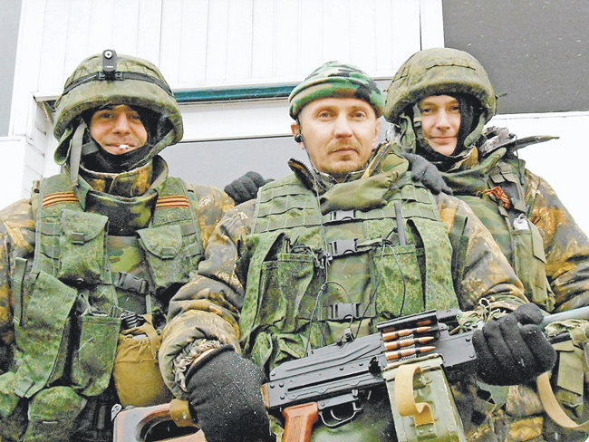 Бойцы Новороссии «Кид», «Поляк» и «Дунай»