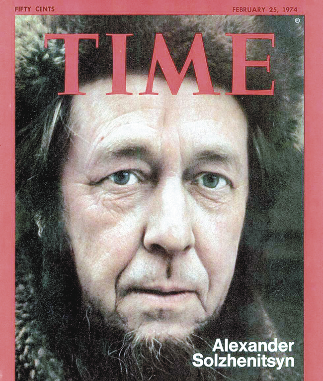 Американская пресса делала Солженицыну максимальное паблисити. Обложка журнала «Тайм»