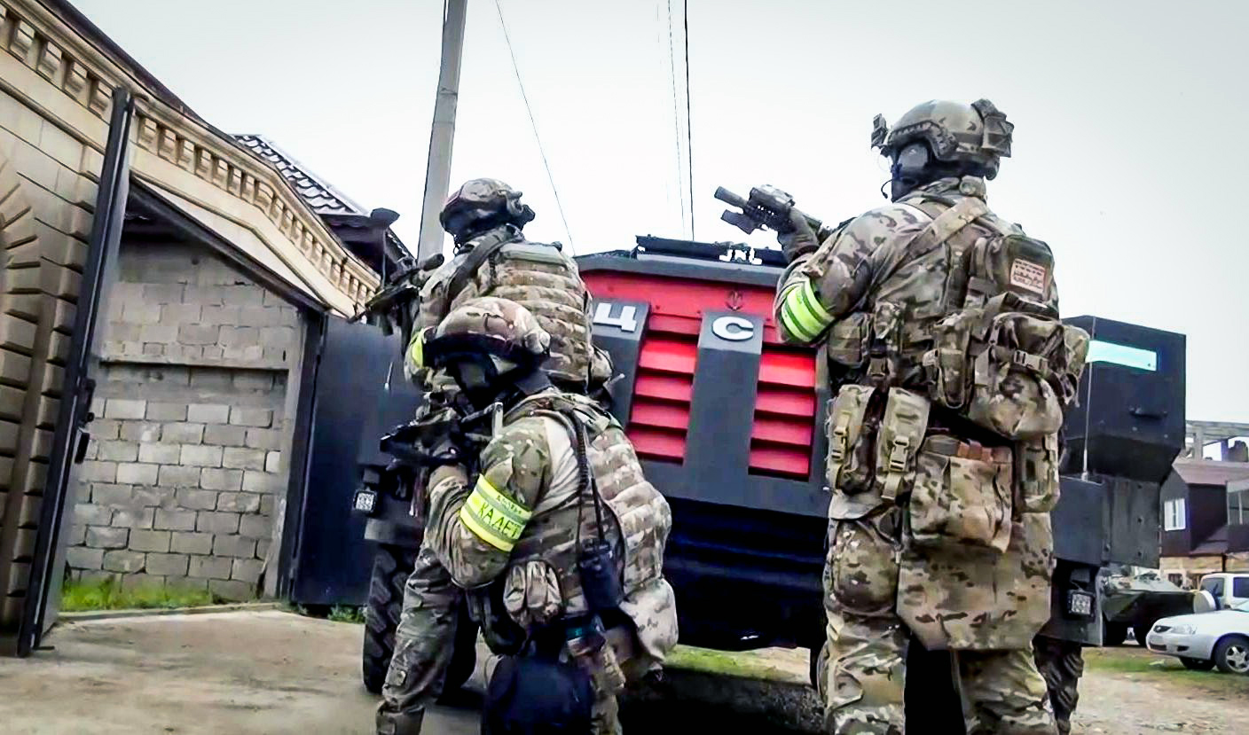 Сотрудники ЦСН в ходе одной из специальных операций на Северном Кавказе. Оперативное фото НАКа
