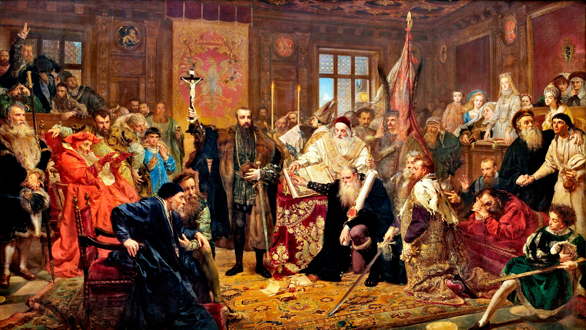 В 1596 году на Люблинском сейме Великому княжеству Литовскому пришлось уступить польской короне три важнейших и богатейших воеводства: Подольское, Волынское и Киевское