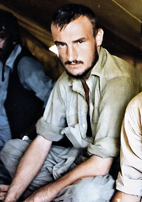 Несломленный! Николай Шевченко в лагере Бадабер (Зангали). Пакистан. Фото августа-сентября 1983 года