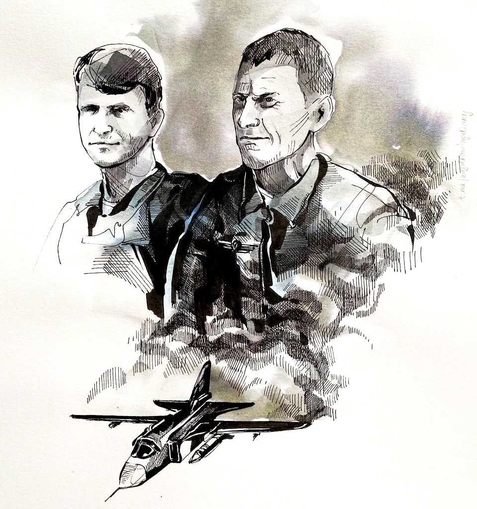 Александр Антонов, командир экипажа Су-24М ЧВК «Вагнер», и Владимир Никишин, штурман, героически погибшие 2 декабря 2022 года под Бахмутом (Артёмовском)