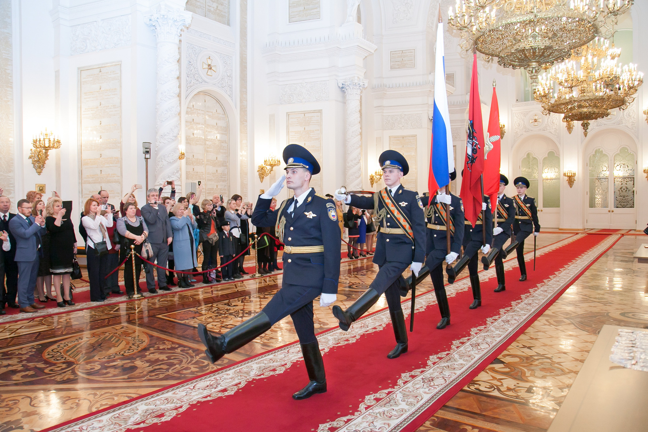 знаменная группа президентского полка